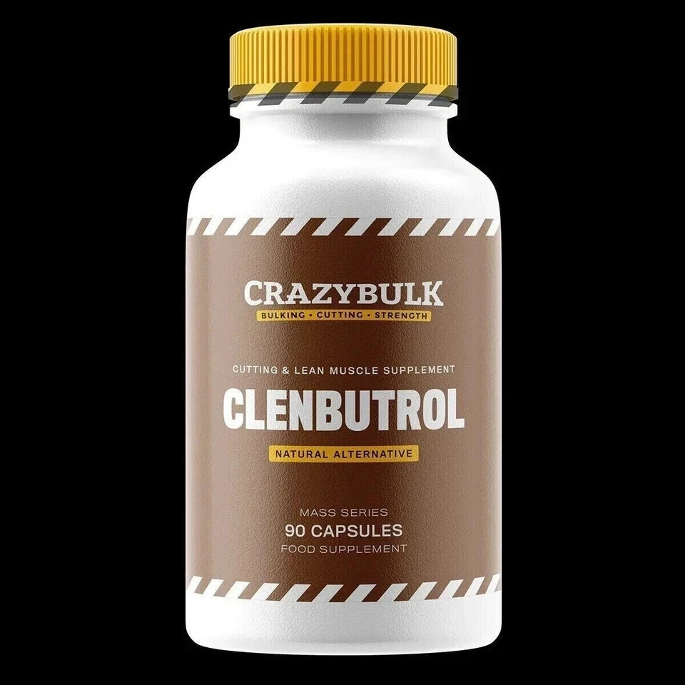 CrazyBulk CLENBUTROL -90 Capsules CUTTING & LEAN MUSCLE MUSCLE – Pack of 1.