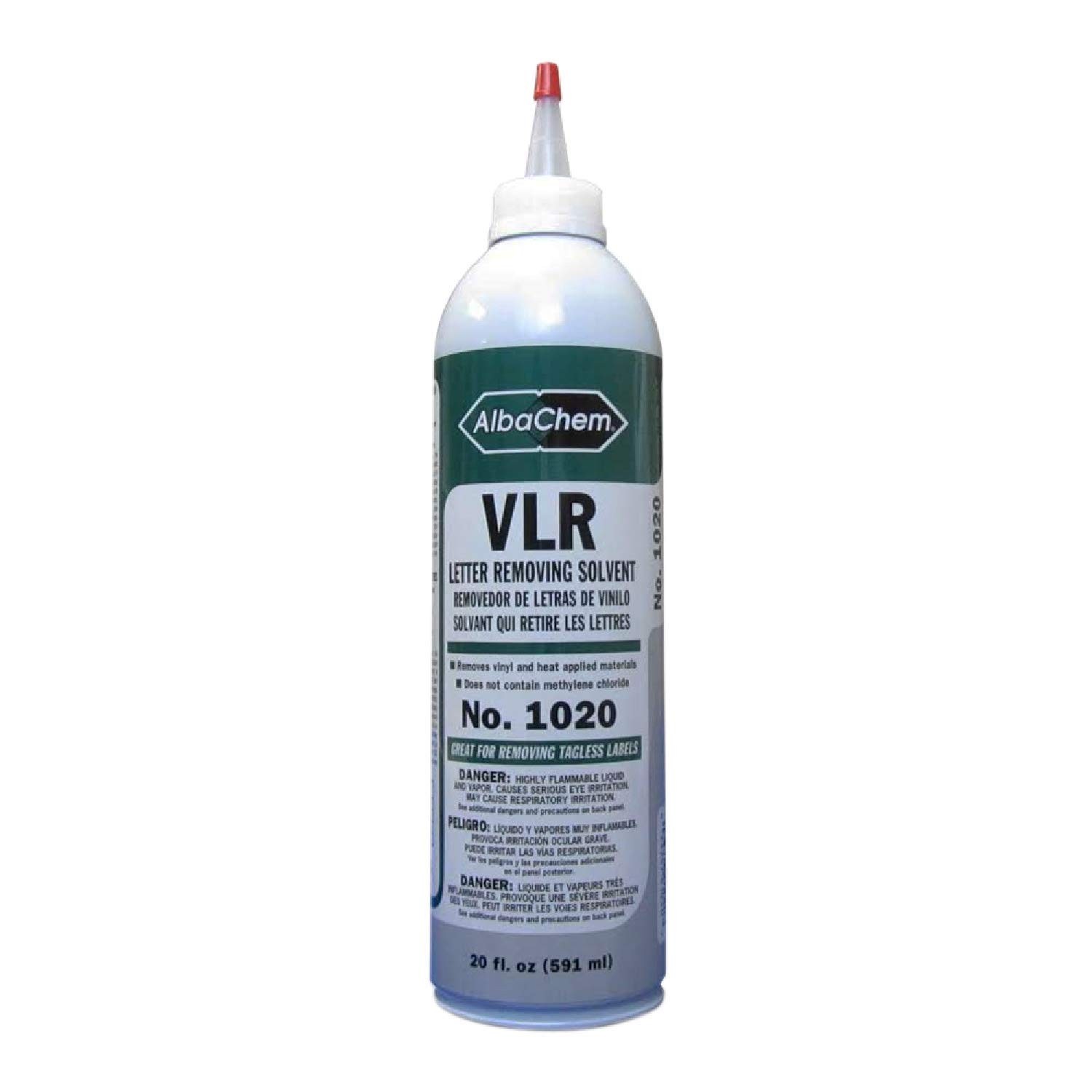 AlbaChem Heat Transfer Vinyl Remover for Fabrics 20 fl. oz 20 Fl Oz (Pack of 1)