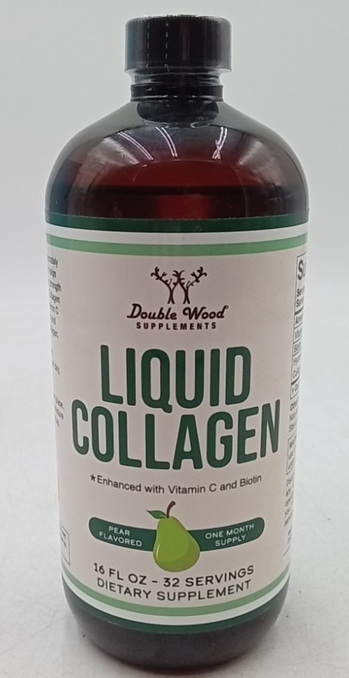 Liquid Collagen 2500Mg of Hydrolyzed Bovine Collagen 32 Servings EXP: 3/27