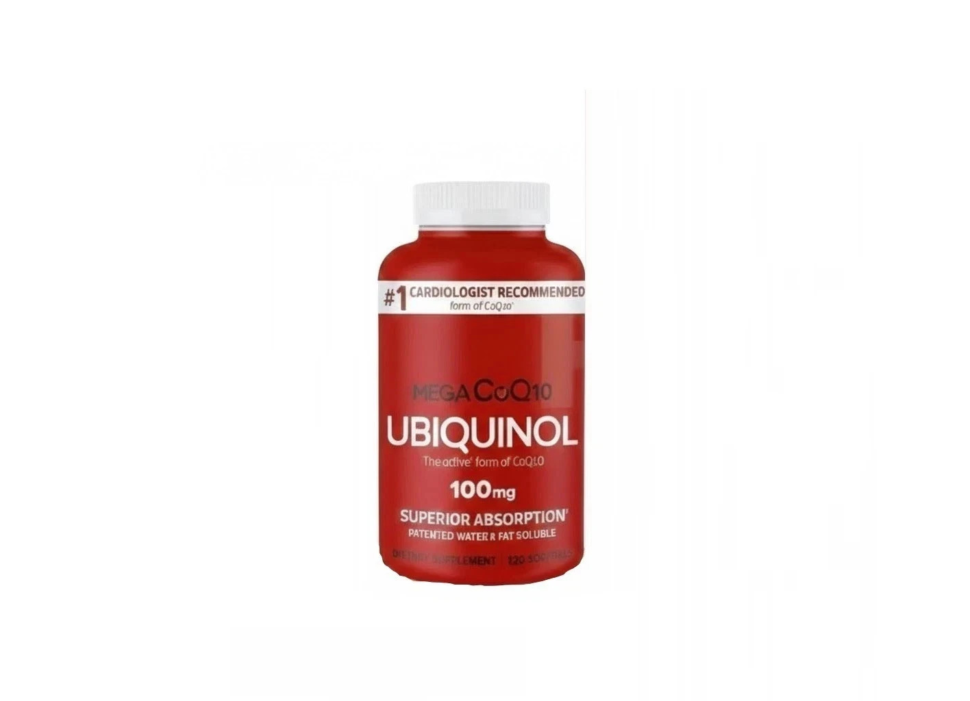 Ubiquinol CoQ10 100mg Softgels – 100 Capsules Dietary Supplement