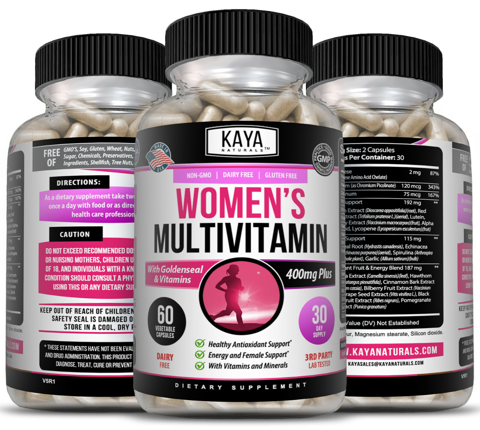Womens Multivitamin & Multi-Mineral, Increase energy metabolism and vibrance