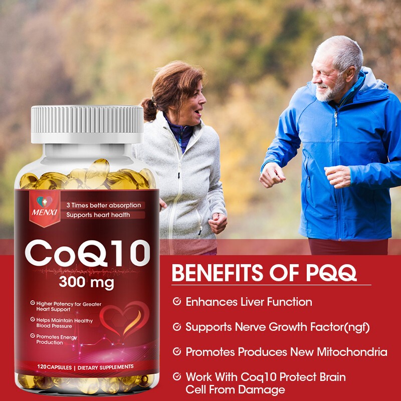 CoQ10 Coenzyme Q10 300mg Heart Support NON GMO Antioxidant Supplement 240 Caps