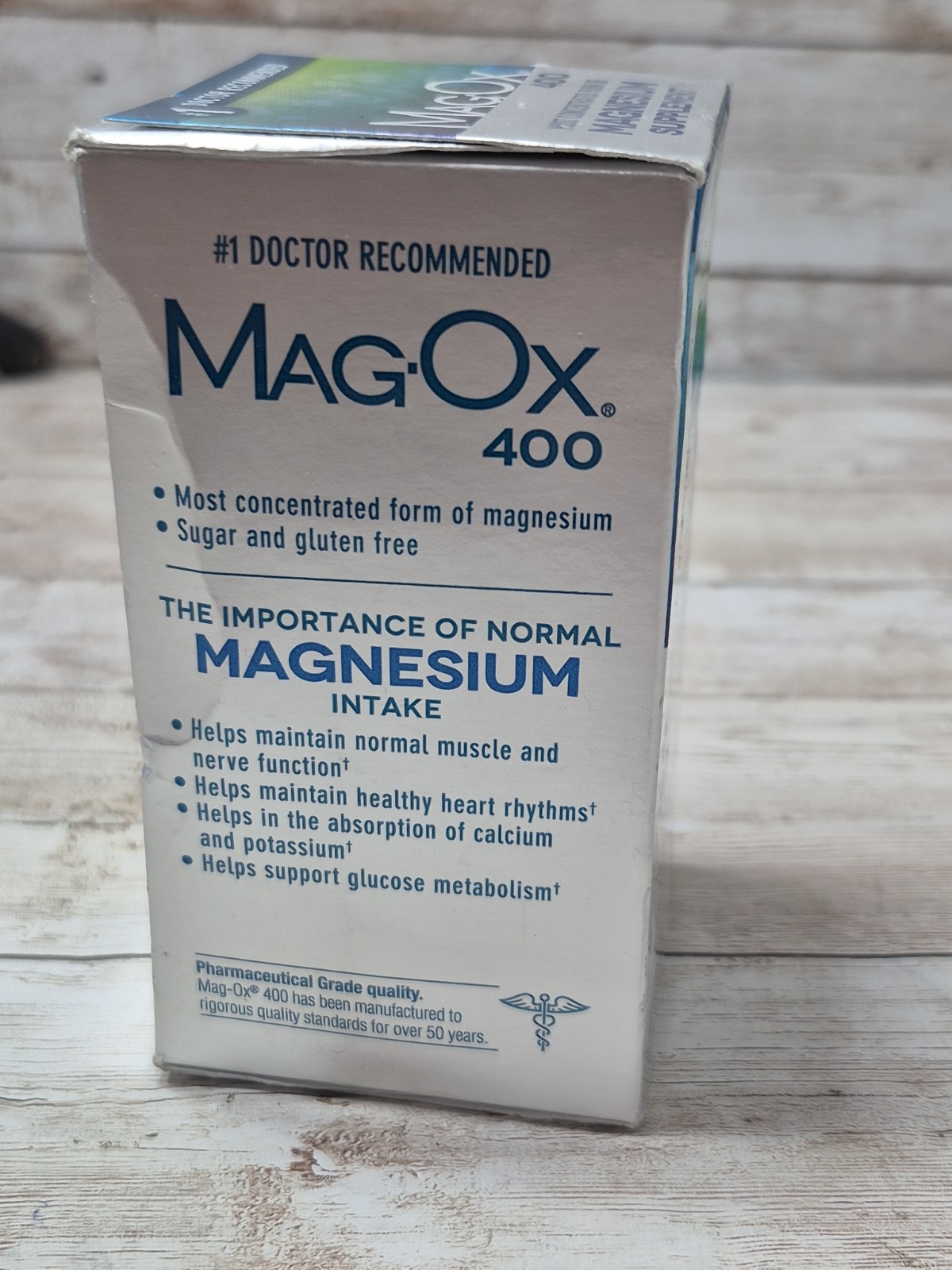 Mag-Ox 400 Magnesium Oxide Dietary Mineral Supplement Tablets 120cp Exp. 09/2026