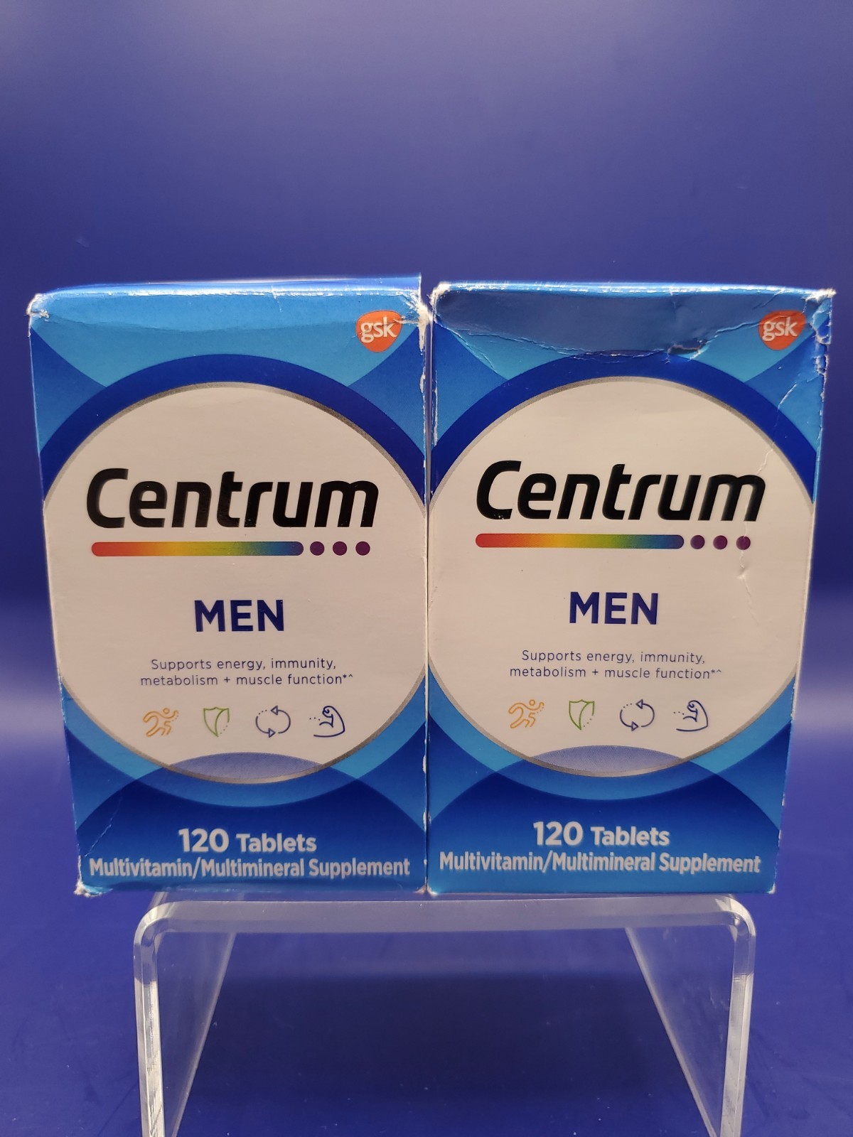 2 Pack Men’s CENTRUM MultiVitamin Multimineral Supplement 120 Tablets Exp 06/26