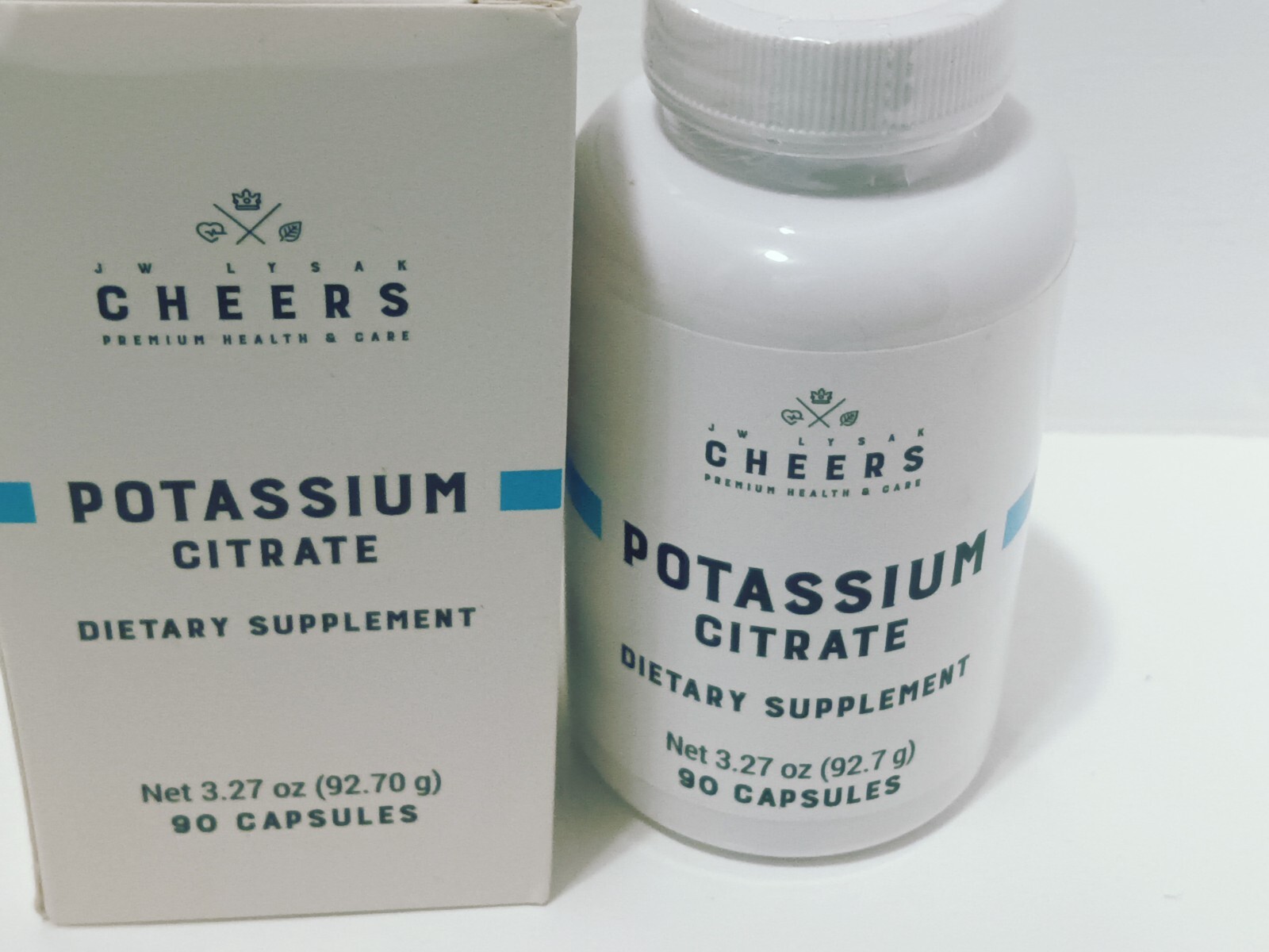 CHEERS – POTASSIUM CITRATE, 950 mg,90 CAPSULES:EXP:11/2025