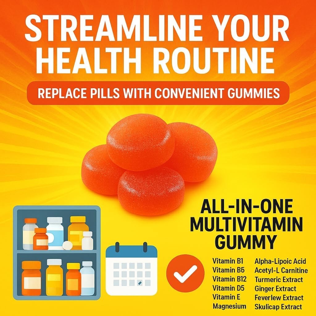“Sugar Free Neuropathy Support Gummies for Nerve – Enhanced Nerve Health Regen..