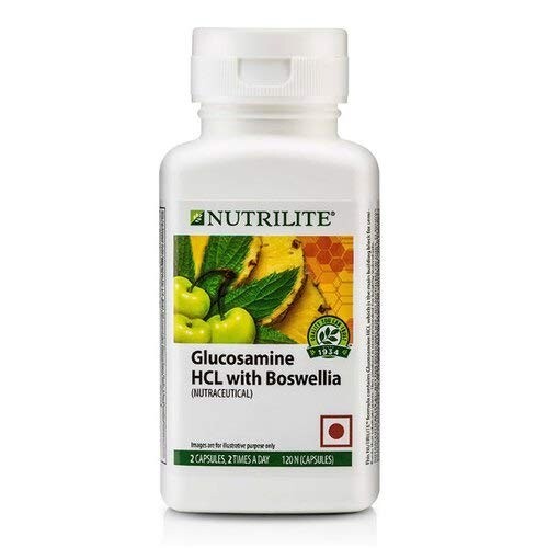 Amway Glucosamine Hcl With Boswellia 120 Caps Supports Joints & Bone Health