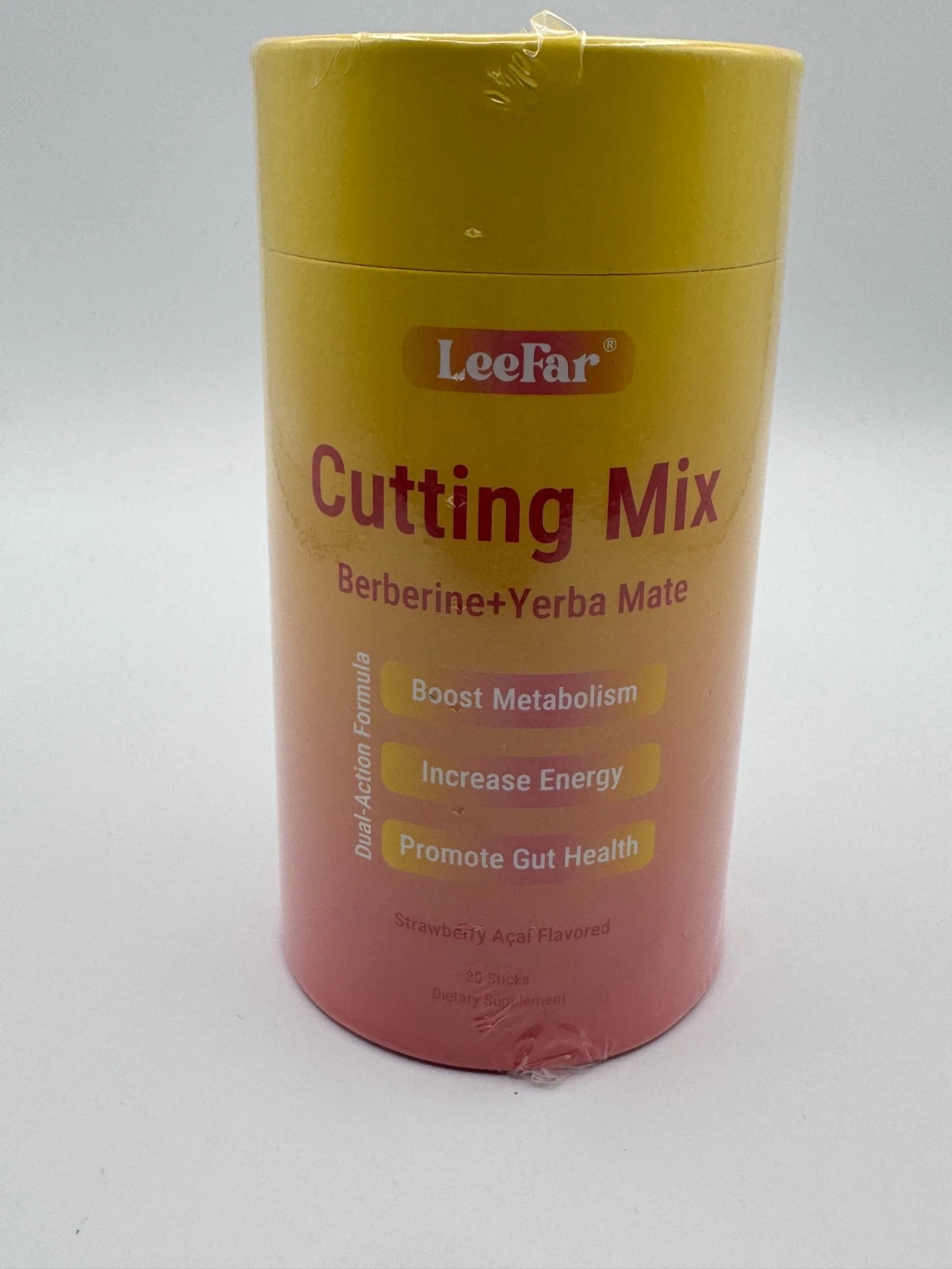2 Pack LeeFar Cutting Drink Mix，Craving Control & Gut Health, 30 Sticks/Can