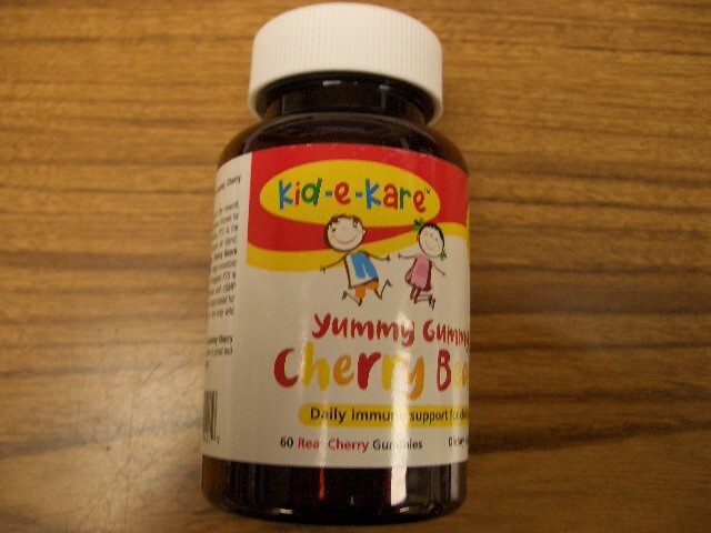 Kid-e-Kare Cherry Bears Immune Support for Children 60 Real Cherry Gummies 4/26