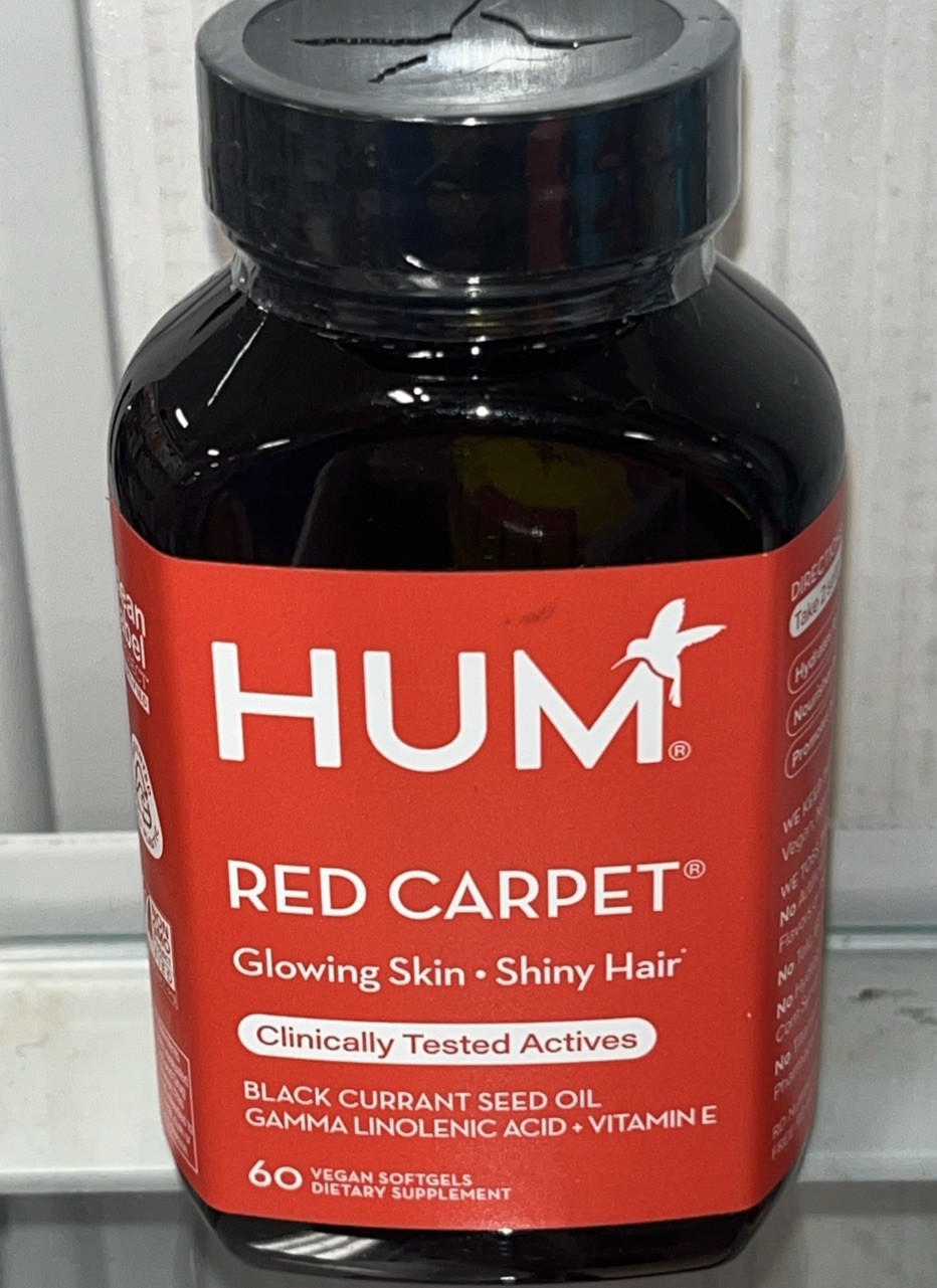 HUM Red Carpet – Skin & Hair Supplement – Black Currant Seed Oil for Glowing …