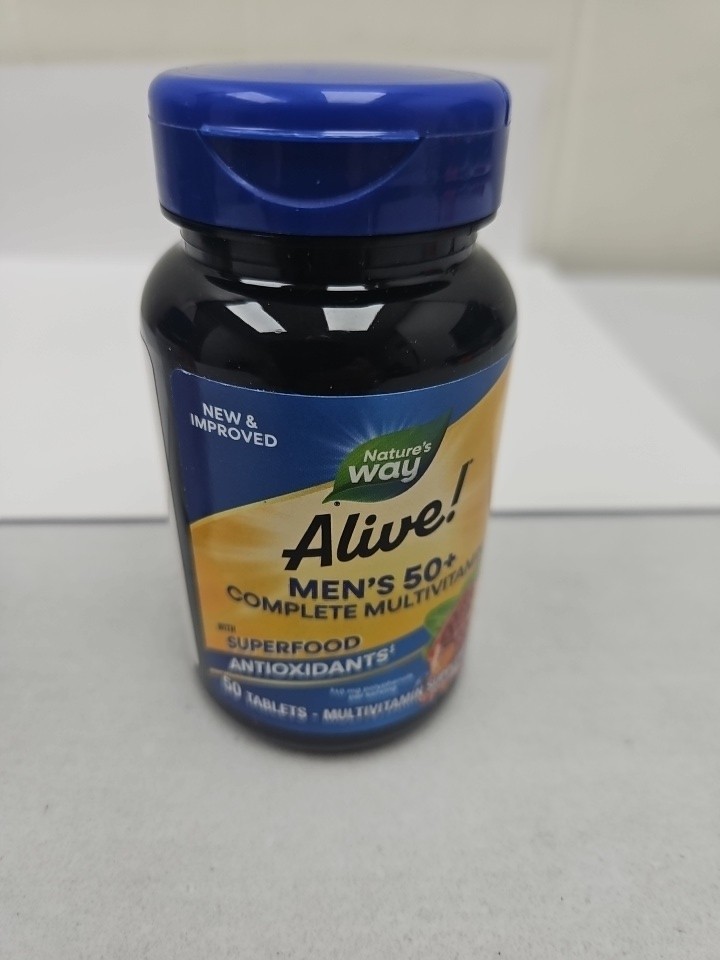 NEW Nature’s Way Alive! Men’s Comolete Multivtn 50 Tabs Exp. 05/2027