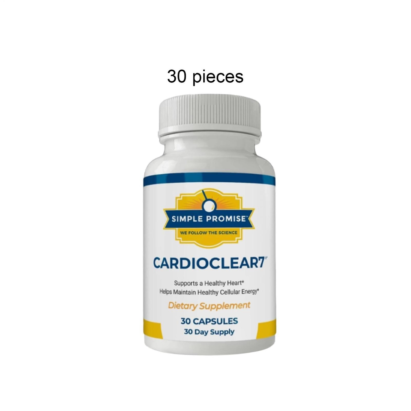 Cardio Clear 7 – 30 Capsules New/Sealed Exp 9/2026