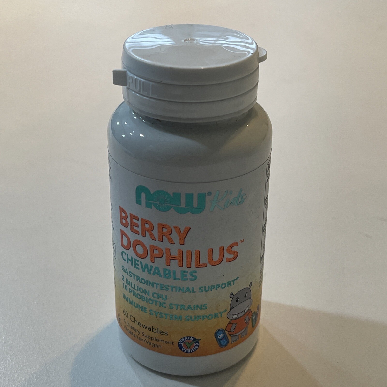 NOW FOODS BerryDophilus Kids – 60 Chewables 10/2025