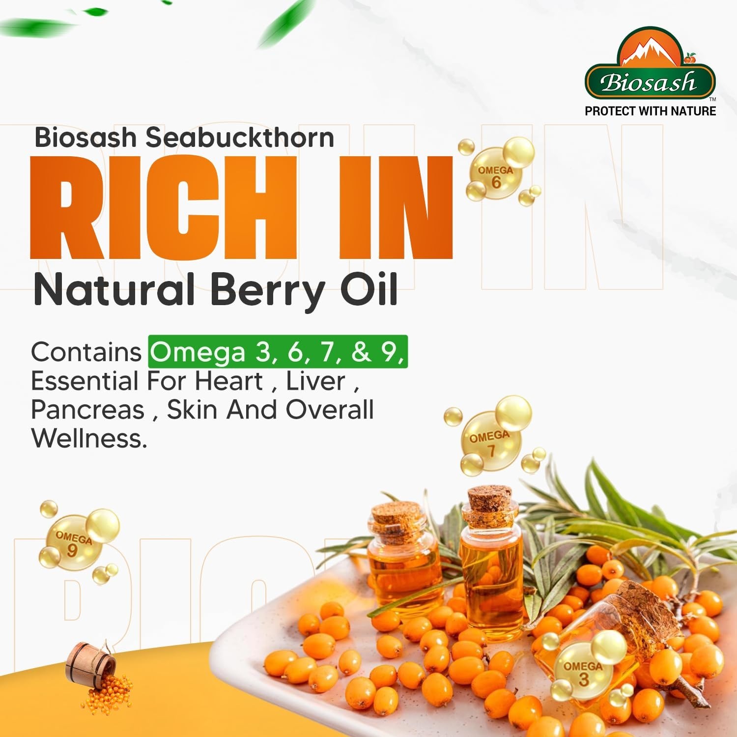 Biosash Sea Buckthorn TRIMFIT Juice 750ml Sea Buckthorn Herbal Wellness Drink