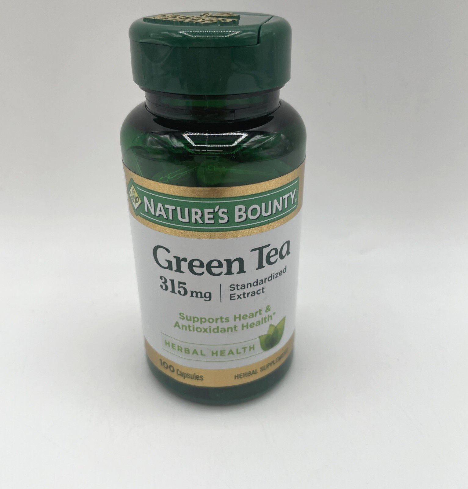 Natures Bounty Green Tea Extract Supplement 100 Count Antioxidant Support 3 Pack