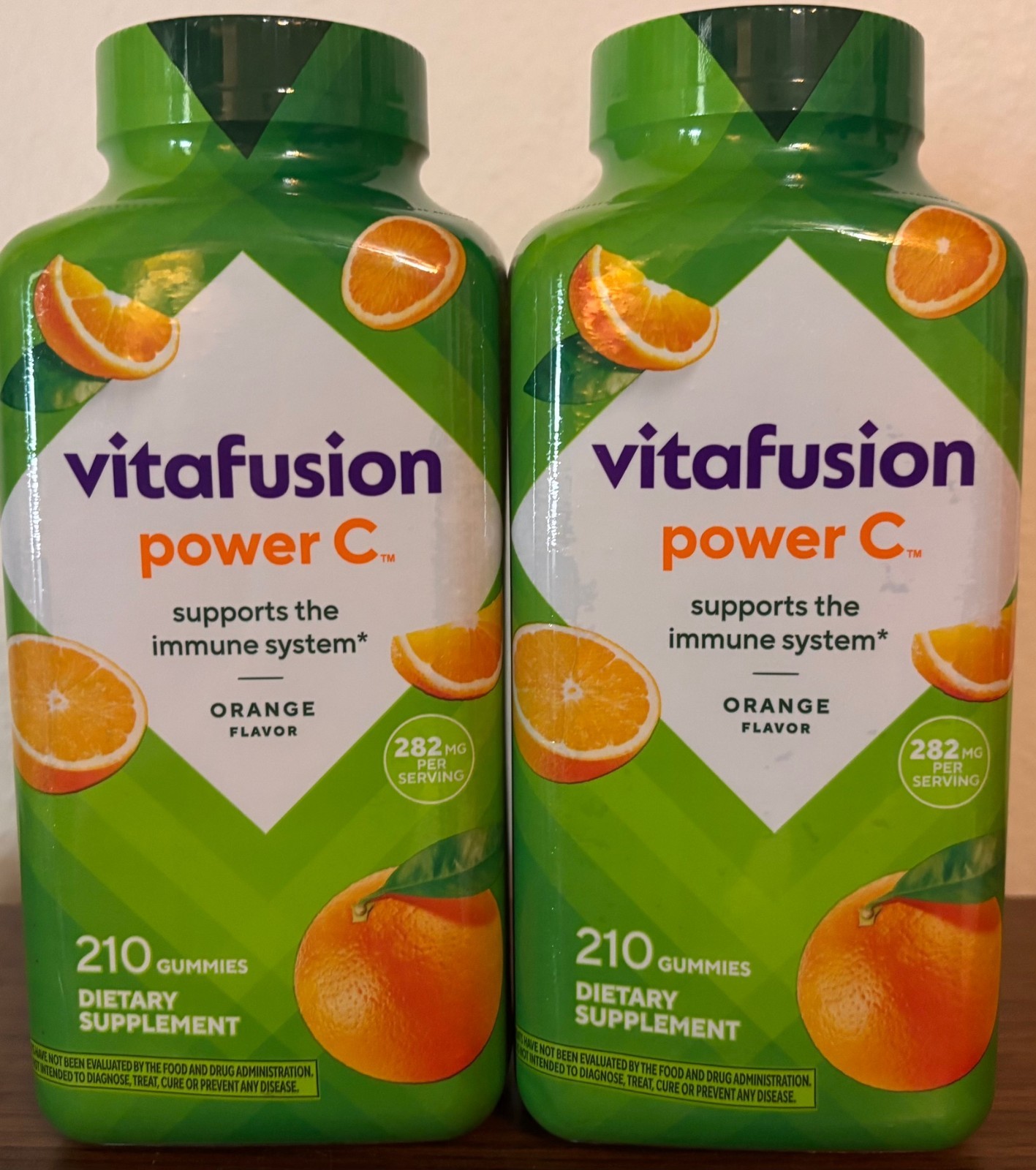 2X Vitafusion Power C 210 Orange Flavor Gummies Immune Support 11/2026