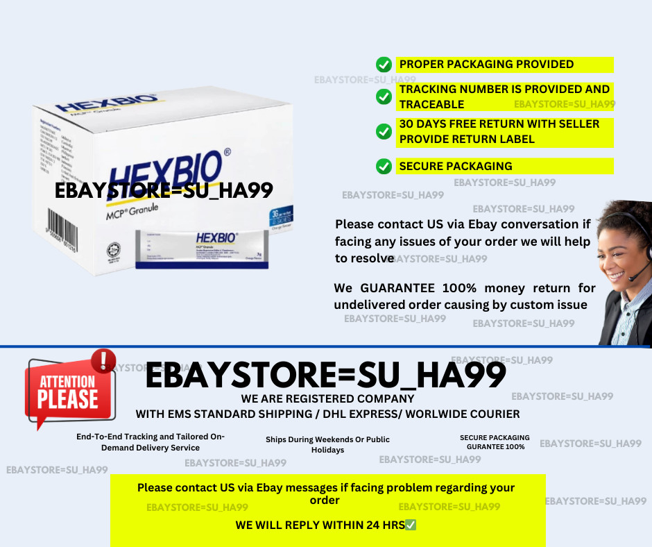 Hexbio Probiotic Granule For Constipation Diarrhea ( 3g x 45’s) X 2 Boxes
