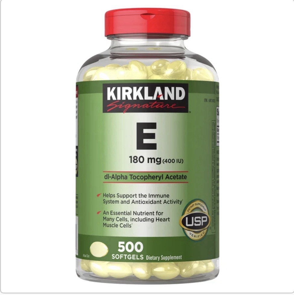 Kirkland Signature Vitamin E 180 mg., 500 Softgels