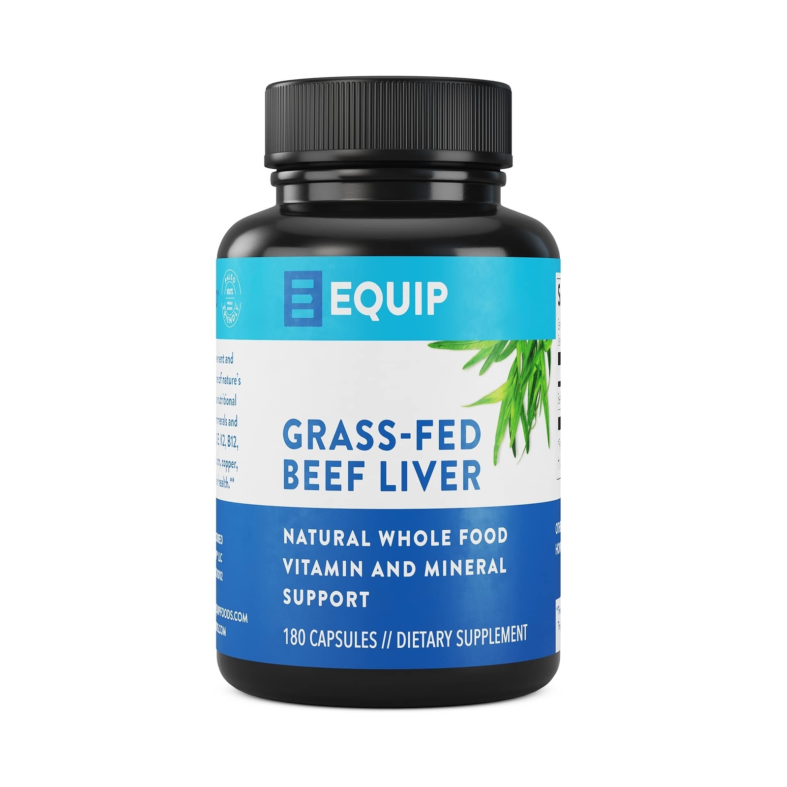 Equip Foods Grass-Fed Beef Liver – Natural Desiccated Beef Liver Supplement -…