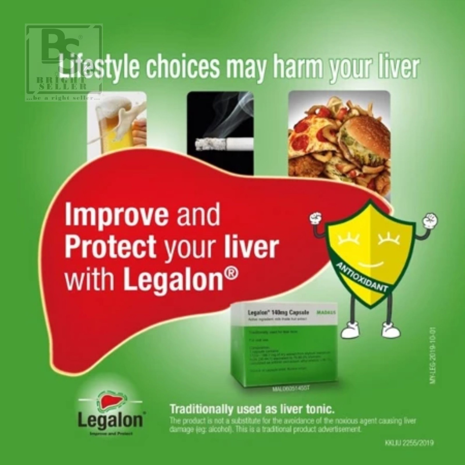 LEGALON 100’s (Original) Madaus Germany Traditionally Used For Liver – FREE Gift