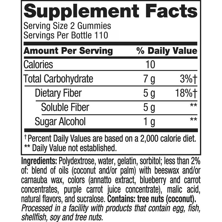 2-Pack Vitafusion Fiber Well Gummies (220 Ct.)
