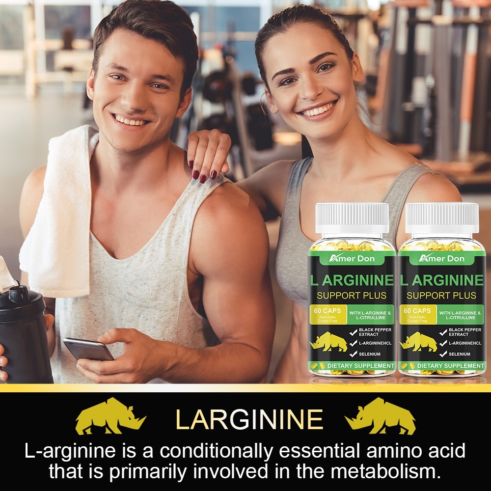 L-Arginine 60 Nitric Oxide,Testosterone Booster,Energy Support Capsules 3000 mg