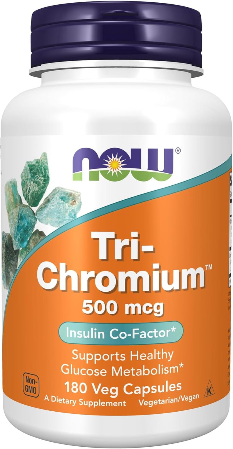 Supplements, Tri-Chromium™ 500 Mcg with Cinnamon, Insulin Co-Factor*, 180 Veg Ca