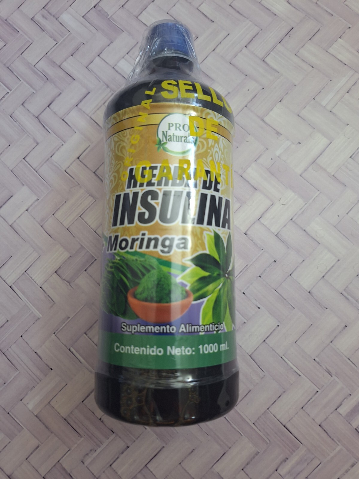 Tonico Hierba de Insulina + Moringa 100% Natural 1 Litro – Producto Natural