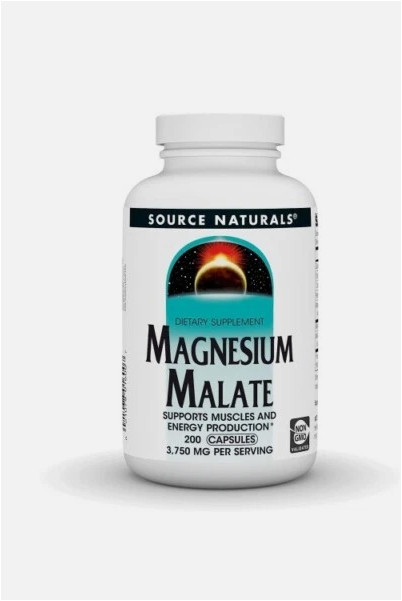 Source Naturals Magnesium Malate Capsules – 200 Count 1/2028
