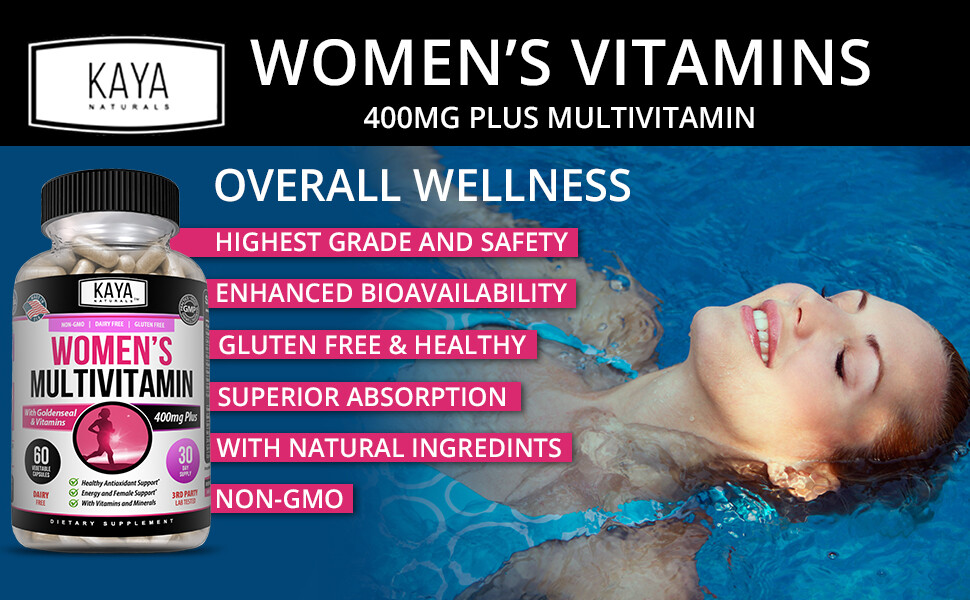 Womens Multivitamin & Multi-Mineral, Increase energy metabolism and vibrance