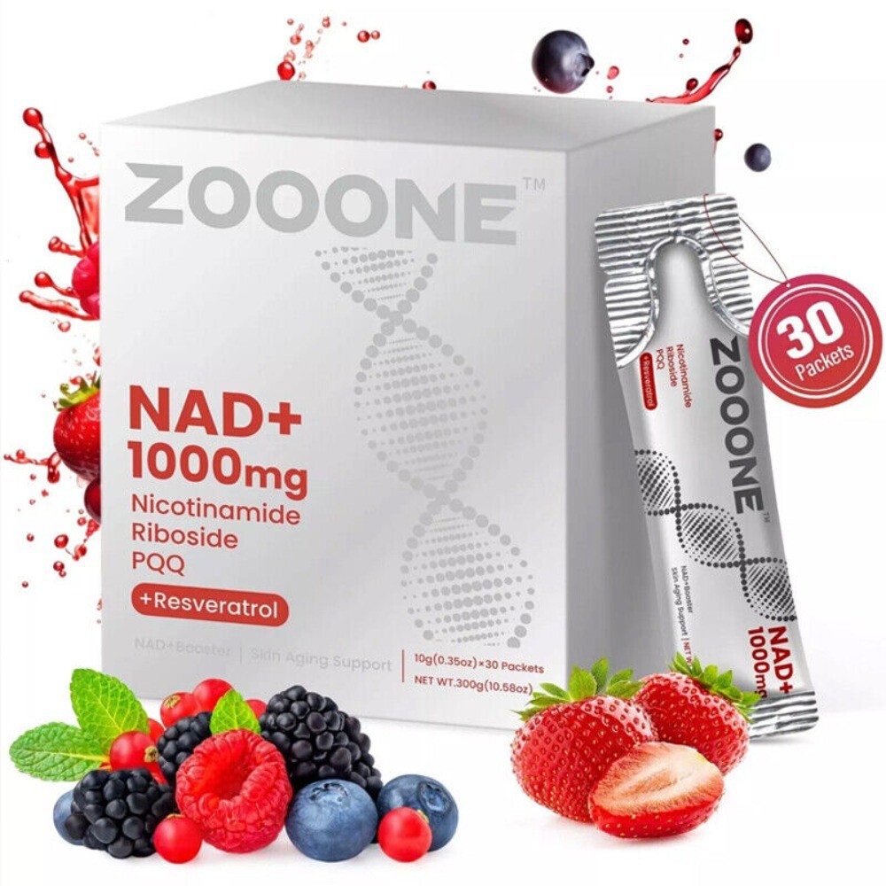ZOOONE NR1000 – Berry Flavor Drink Mix Supports Cellular Energy – Discount