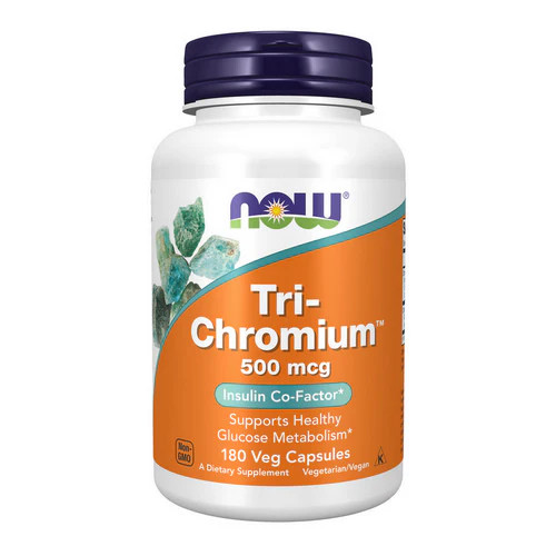 Tri-Chromium 500 mcg 180 Veg Caps By Now Foods