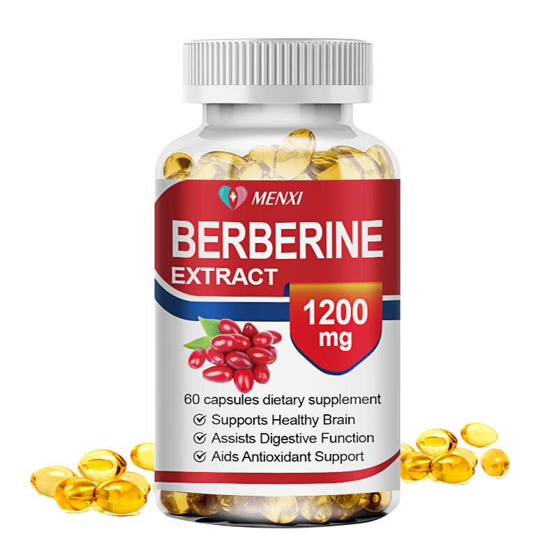 (3 Bottles) Berberine HCl 1200mg – High Potency Berberine – Blood Sugar Support