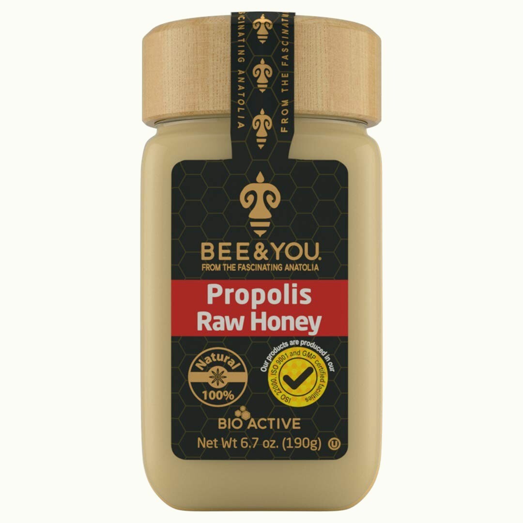 Bee and You Raw Honey & Propolis Immune Support Supplement, 6.7 oz