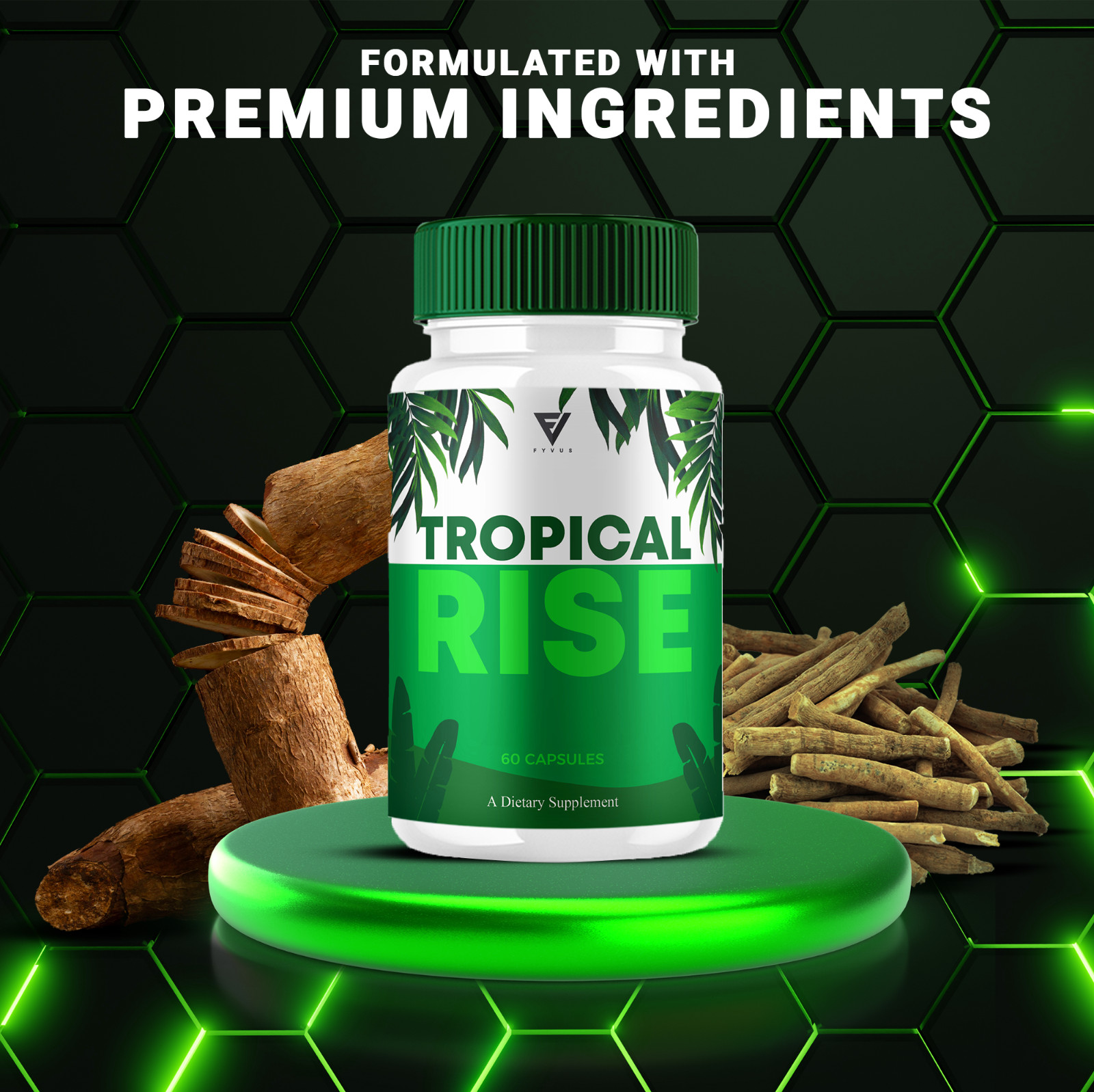 (2 Pack) Tropical Rise Performance Pills, TropicalRise Advanced (120 Capsules)