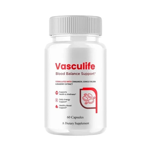 Vasculife Capsules – VascuLife Blood Balance Support Capsules- 60 Caps