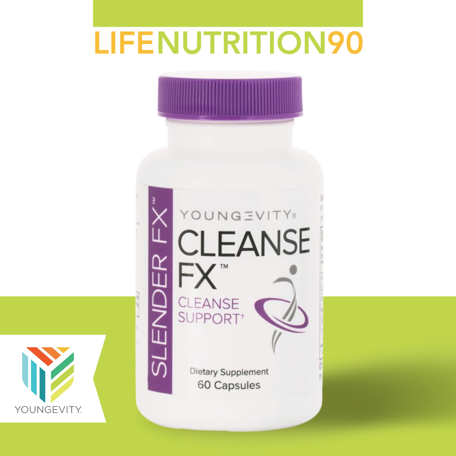 YOUNGEVITY Slender FX Cleanse FX / Cleanse Support – 60 Capsules