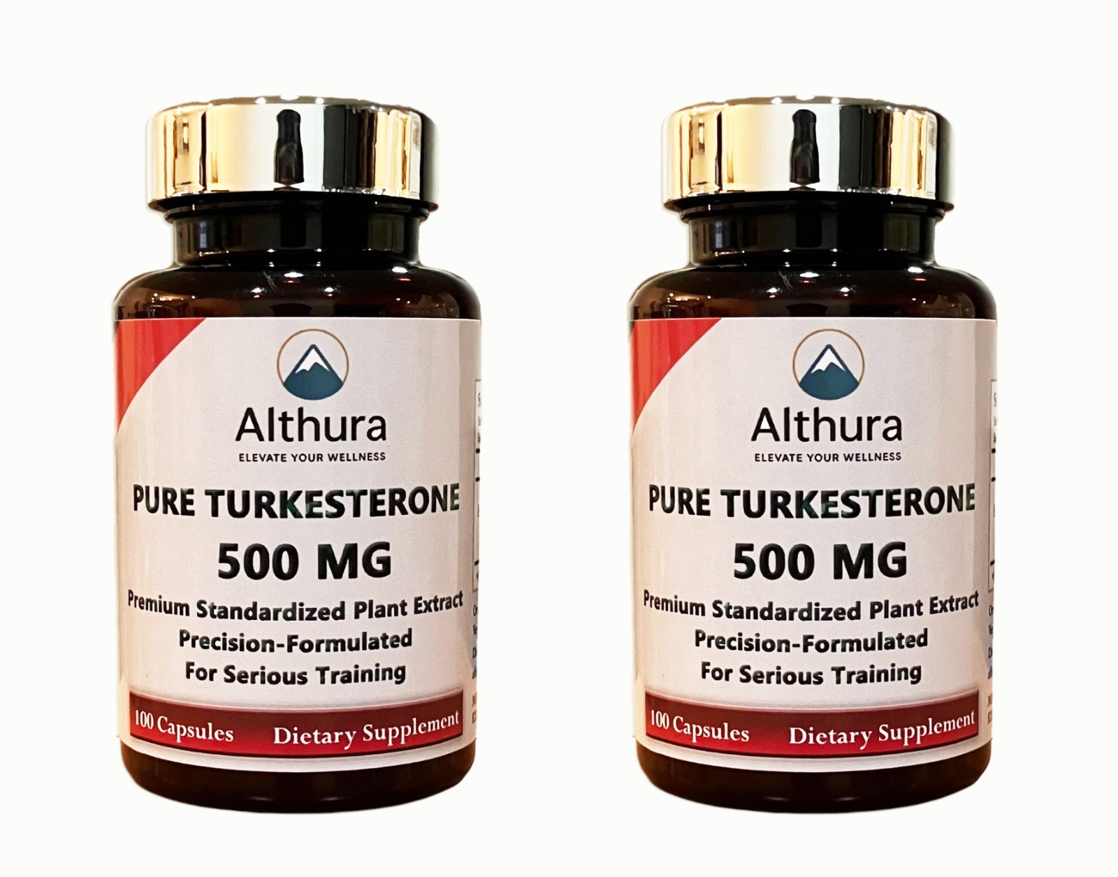 Organic Turkesterone 500 mg – 100 Capsules | Fitness Supplement | Pack 2 Bottles