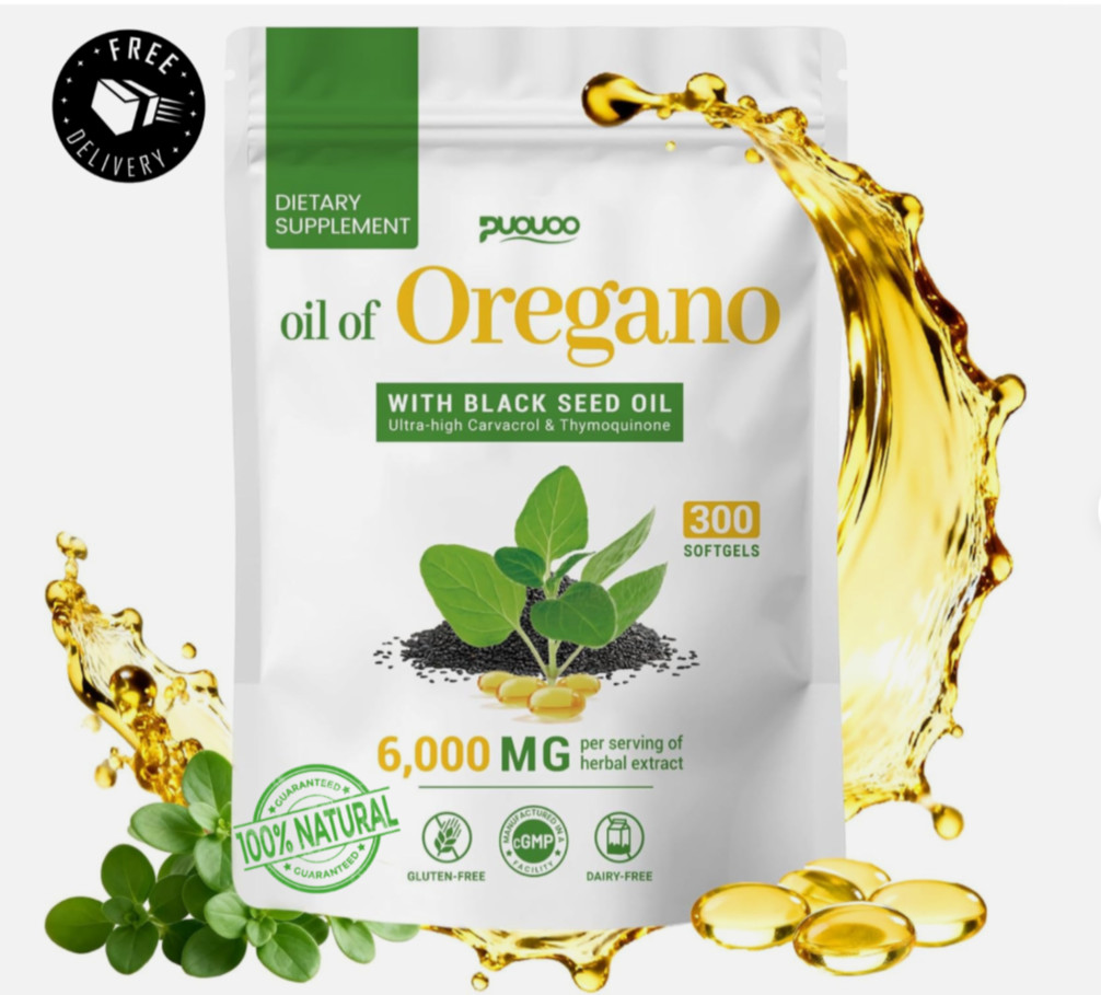 Resilia Oil Of Oregano With Black Seed Oil 6,000MG 300 Softgels (Fast Delivery)