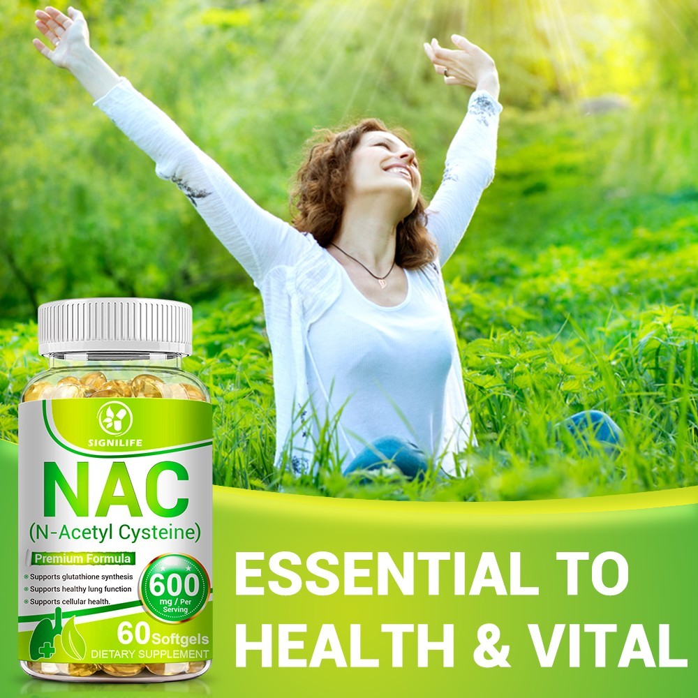 N-Acetyl Cysteine 600mg NAC Capsules Immune Support | Antioxidant | Lung Health