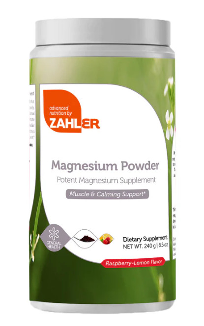 Zahler Magnesium Powder Potent Magnesium Supplement Muscle and calming Support