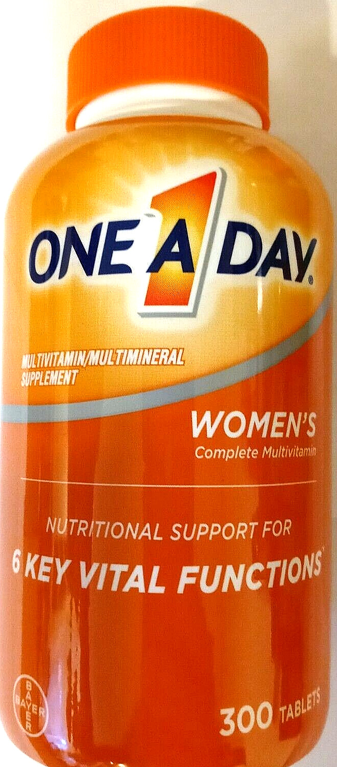 One A Day Women’s Complete Multivitamin/Multimineral 300 Tablets EXP 07/2025
