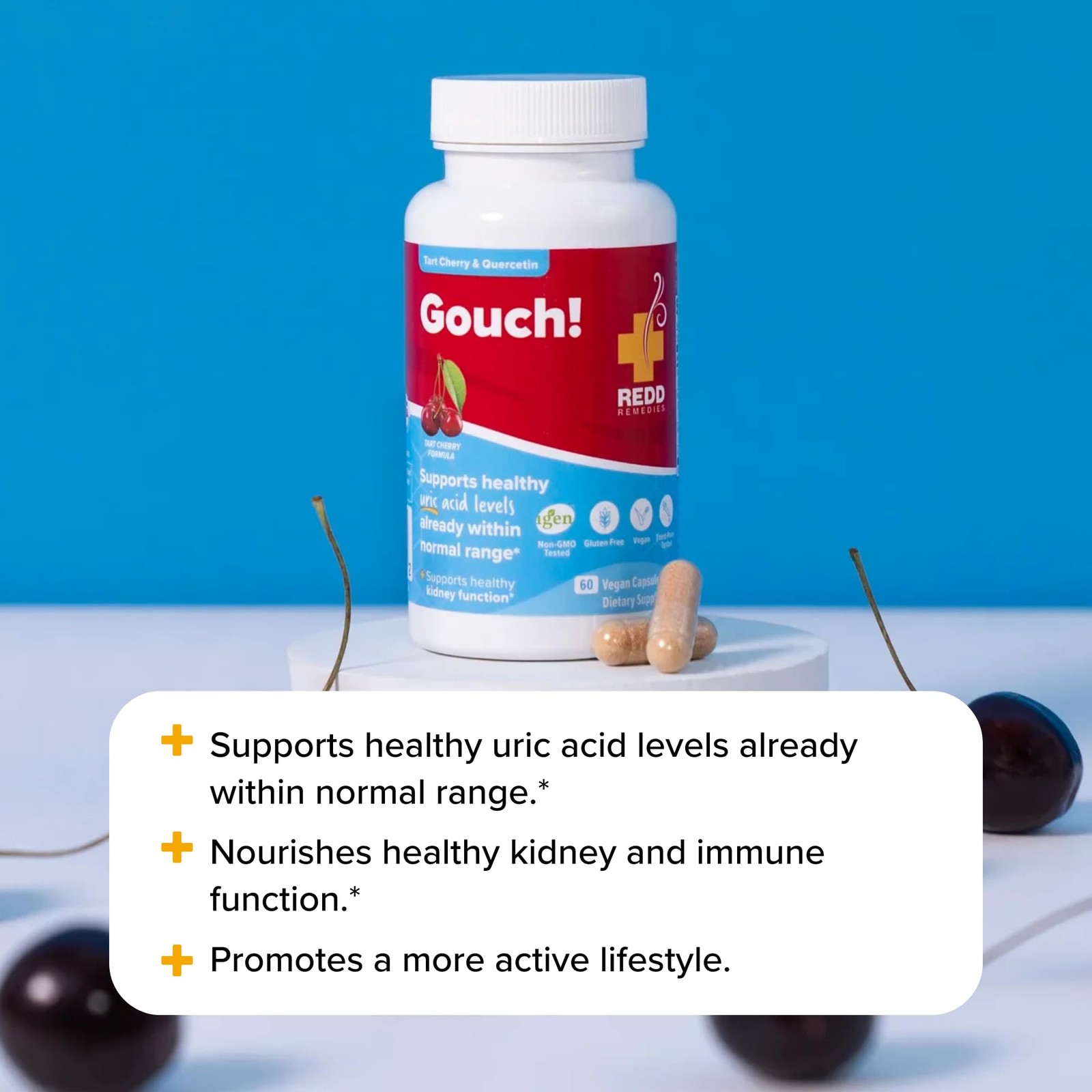 Redd Remedies Gouch Supplement Support for Joints and Uric Acid Levels Encour…