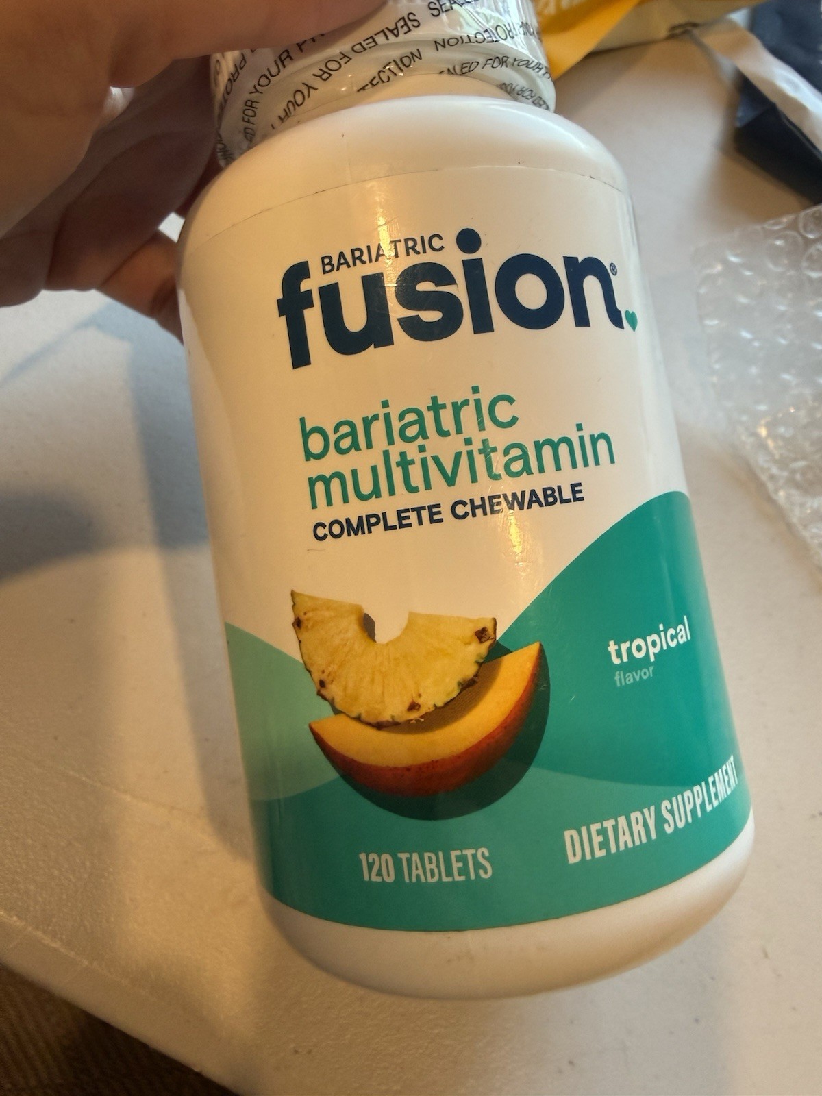 Bariatric Fusion Multivitamin Complete Chewables Tropical Flavor 120 Tablets