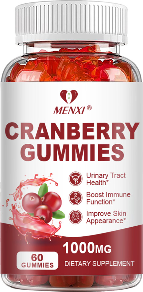 Cranberry Gummies Natural Urinary Tract Health Support – 1000mg Extra Strength