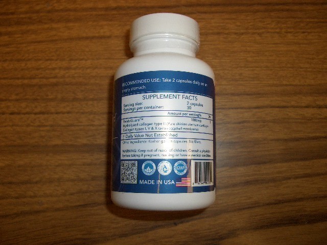 Longevity by Nature Optimal Joint Formula Collagen Blend 60 Capsules Exp 5/2028