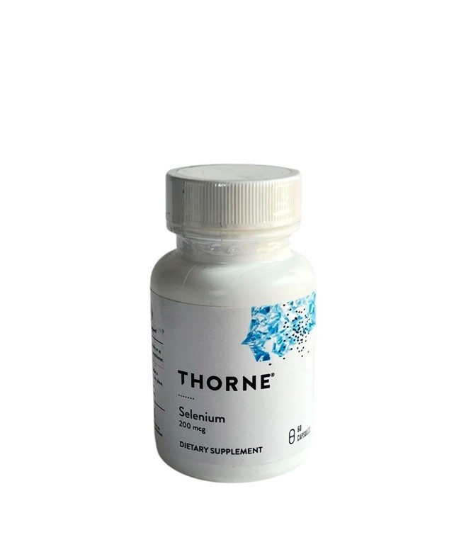 Selenium – 200 mcg Thorne Supplement 60 Count – Exp 11/2026