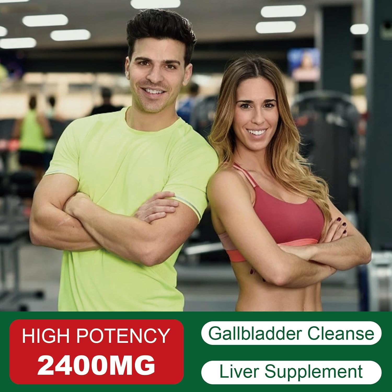 TUDCA Supplements 2400MG, Bile Salts Complex for Liver Detox & Gallbladder Clean