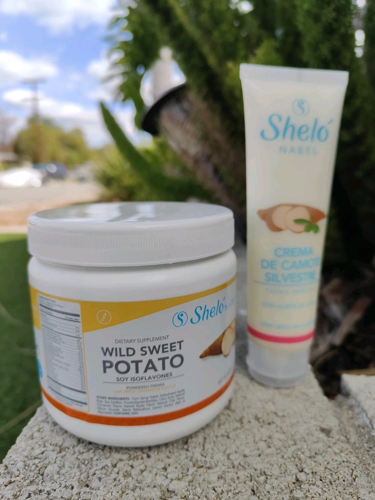 camote Silvestre isoflavonas de Soya+ Crema de Camote Silvestre pack natural