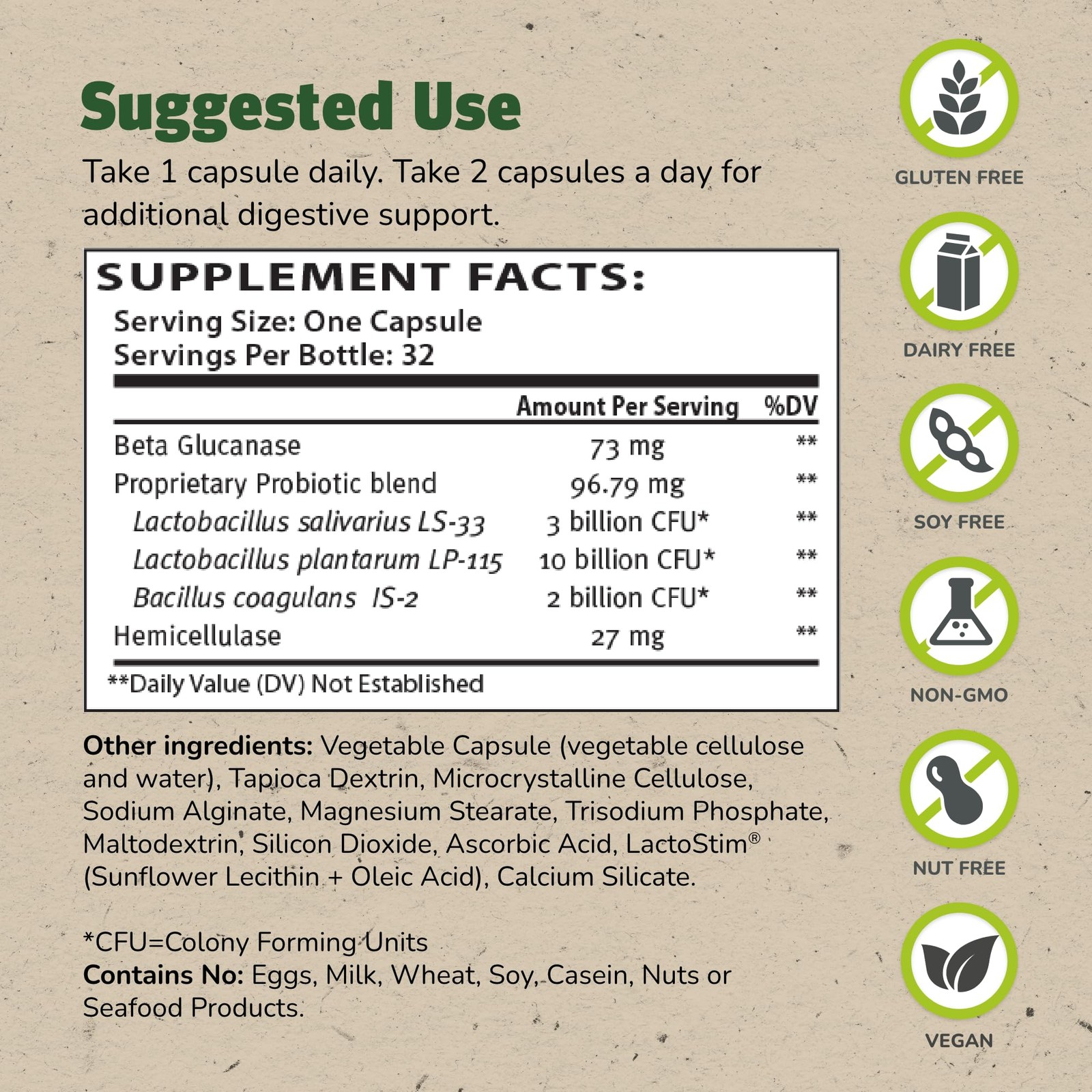 Master Supplements Truflora, 15 Billion CFU, 3 32 Count (Pack of 1)